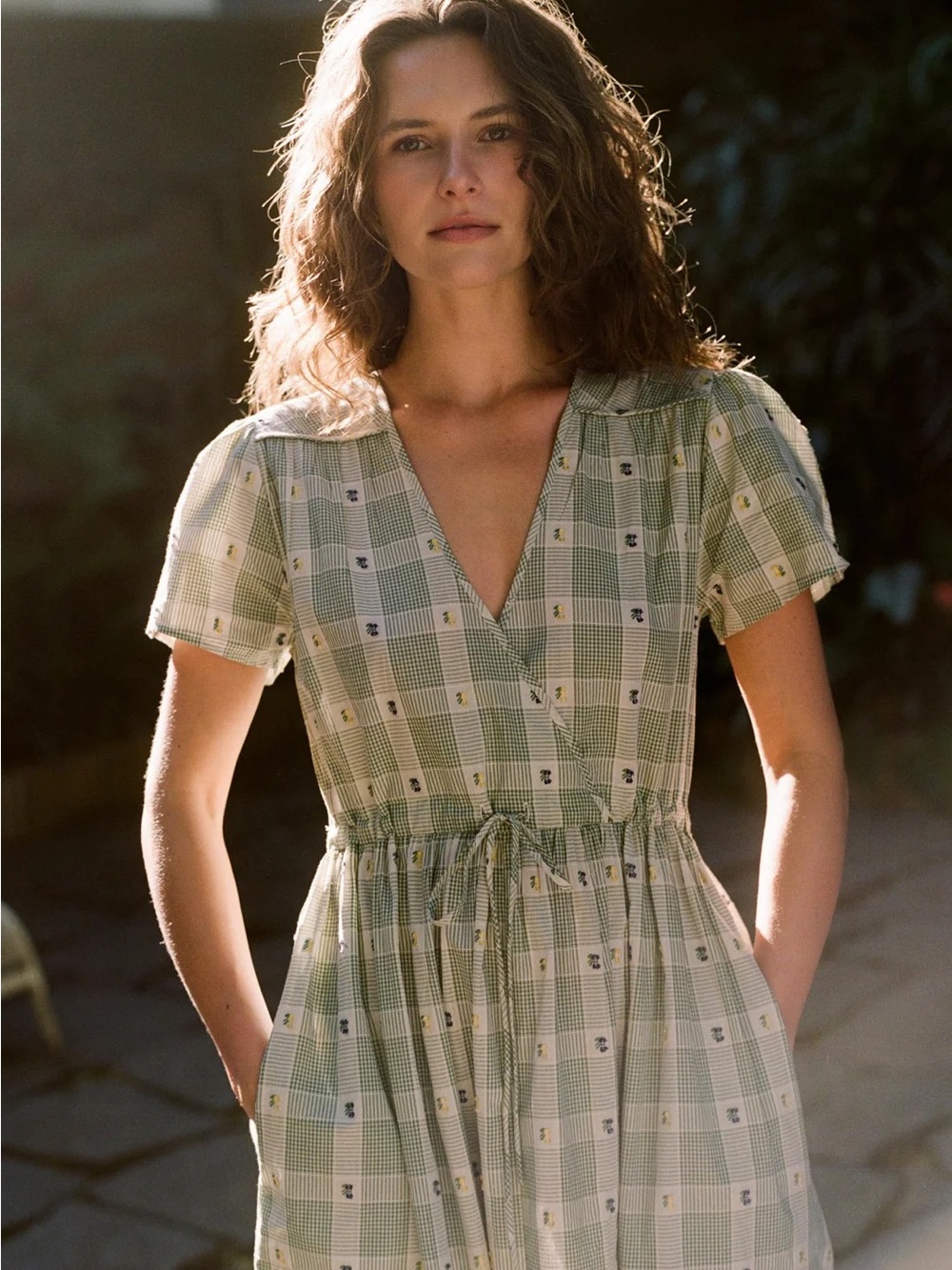 The Dawn Dress - Linden Picnic Floral
